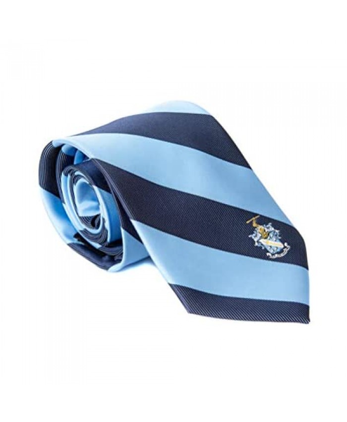 Phi Delta Theta Fraternity Necktie Tie Greek Formal Occasion Standard Length Width (Stripped Crest Necktie)