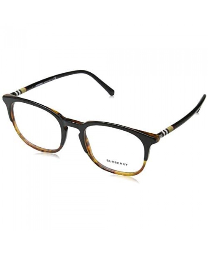Burberry Men's BE2272 Eyeglasses Top Black On Havana 53mm
