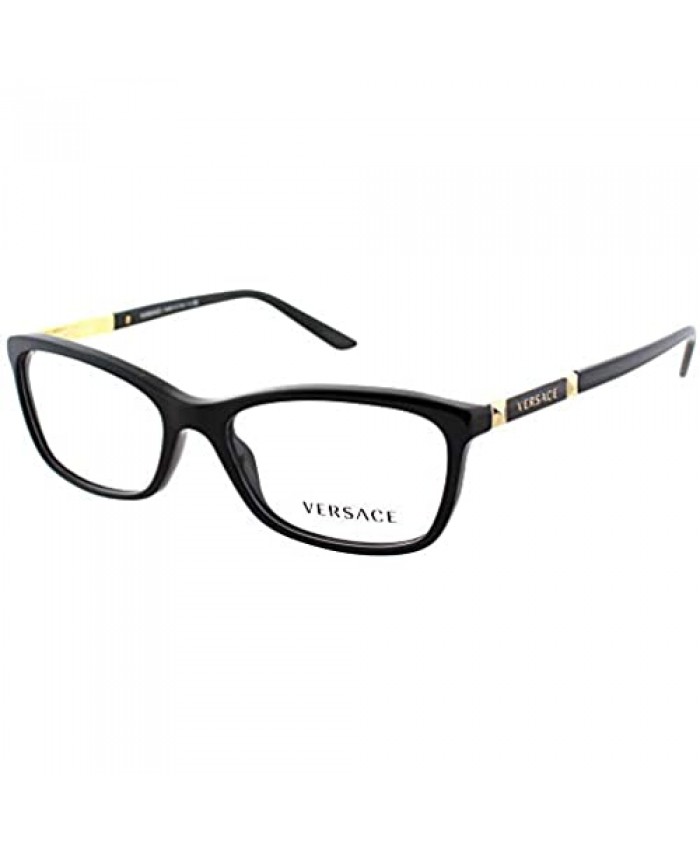 Versace VE3186 Eyeglass Frames GB1-54 - Black VE3186-GB1-54