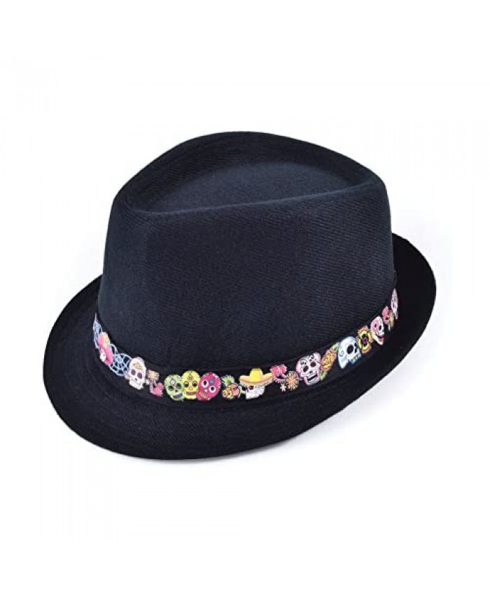 Day Of The Dead Fedora Hat