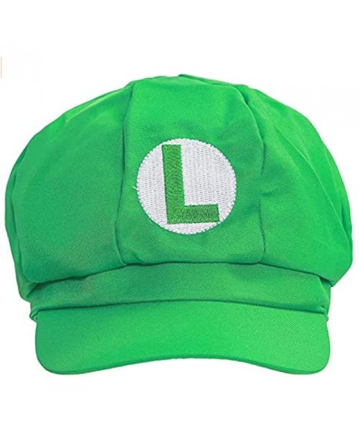 HECAT New Version Super Mario Bros Unisex Hat Cap Mario Luigi Cosplay