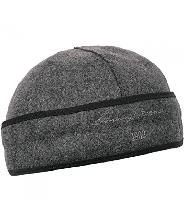 Stormy Kromer The Brimless Cap - Wool Thermal Cap with Pulldown Earband Charcoal