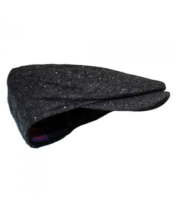 Ted & Jack - Irish Donegal Tweed Newsboy Driving Cap with Quilted Lining