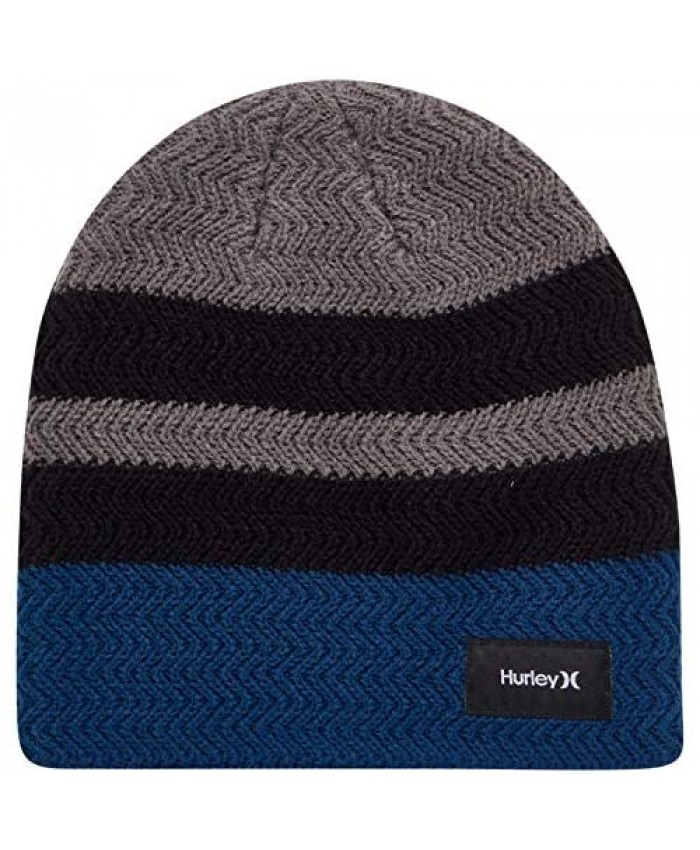 Hurley Men's Winter Hat - Loose Knit Marled Beanie