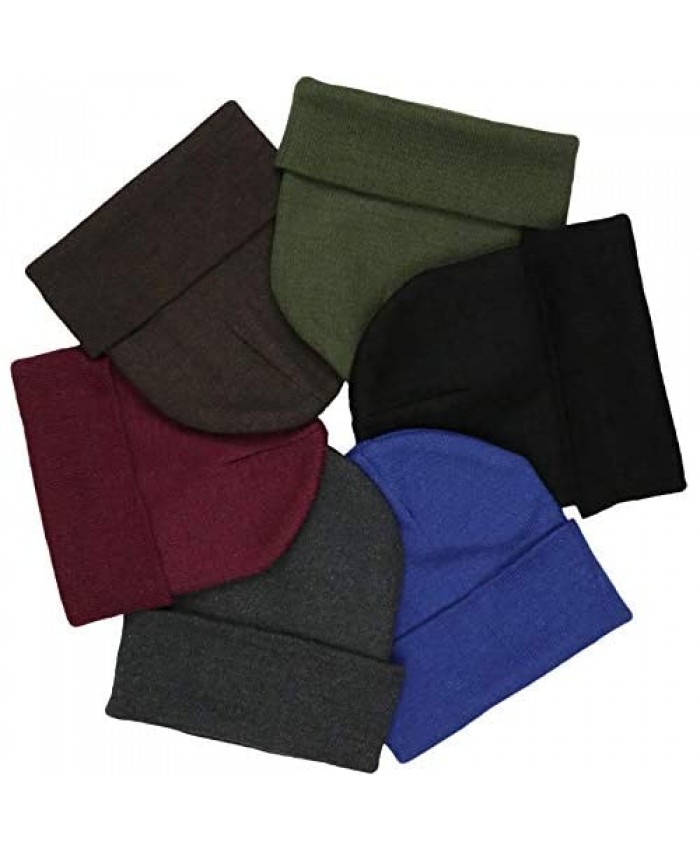 ToBeInStyle Men's Soft Stretchy Beanies
