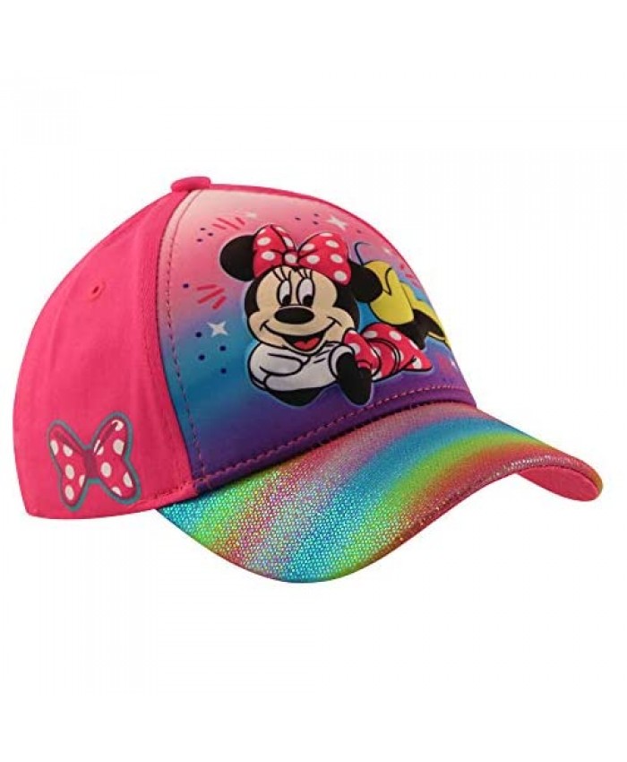 Disney Kids Hat Minnie Mouse 3D Pop Baseball Cap for Girls Ages Pink Age 4-7