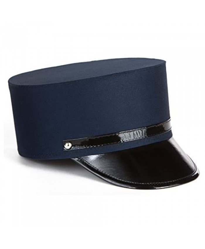 Kangaroo Cotton Navy Blue Adult Train Engineer; Conductor Hat