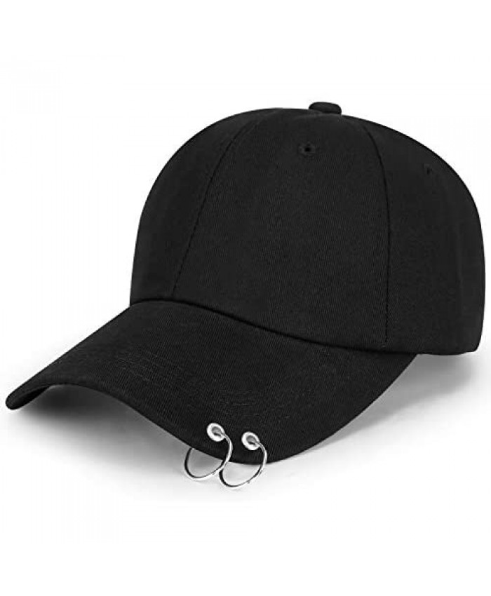 Kpop Wings Tour Jimin with Iron Rings Hats Love Yourself Snapback Baseball Cap Merchandise Black