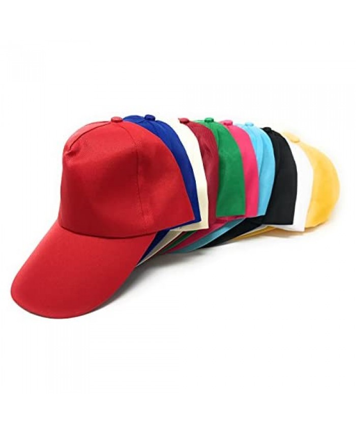 Sea View Treasures 50 Bulk Assorted Value Baseball Caps Hats (Teen and Adult Sized)