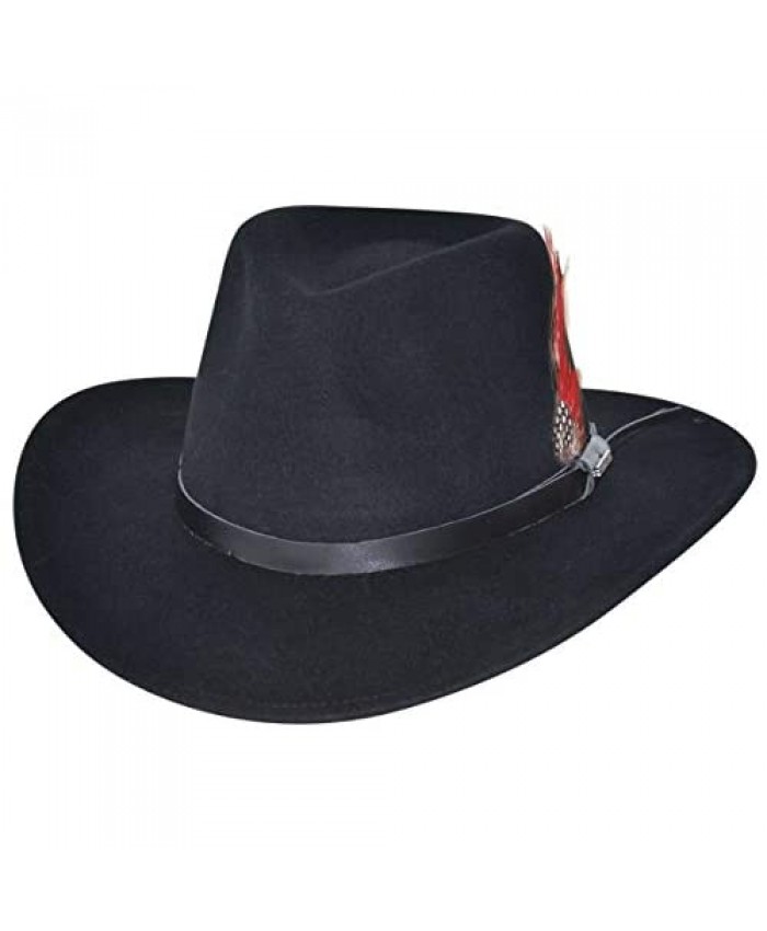 Bullhide Hats Voyager Premium Wool Cowboy Hat (Black)