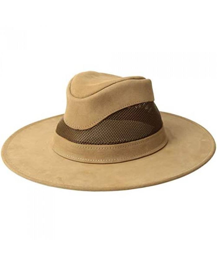Henschel Hiker Sea Dream in Cowhide Suede Hat