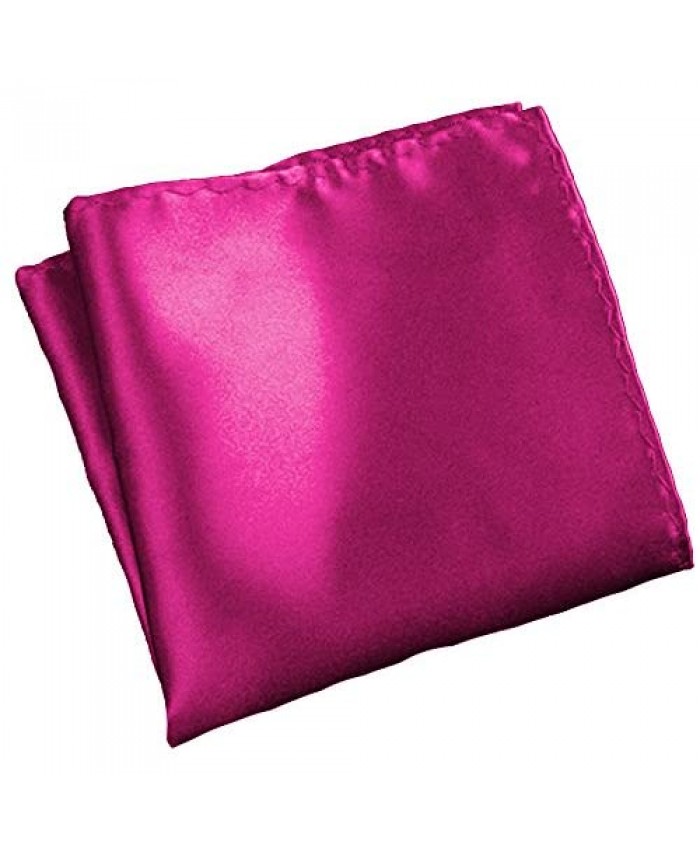 Flairs New York Gentleman's Essentials Pocket Square Handkerchief (Pocket Square Only Merlot Purple [Silky Smooth])