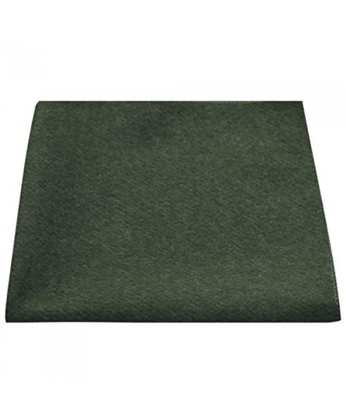 Luxury Hunter Green Donegal Tweed Pocket Square Handkerchief Tweed