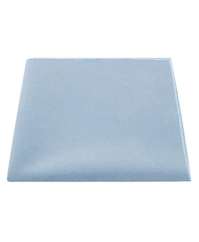 Luxury Light Baby Blue Velvet Pocket Square Handkerchief