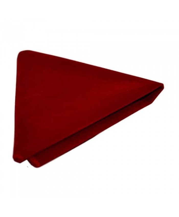 Luxury Red Velvet Pocket Square Handkerchief