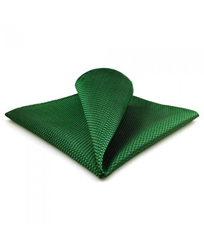 S&W SHLAX&WING Neck Tie for Men Neck Tie Sets Emerald Green Solid