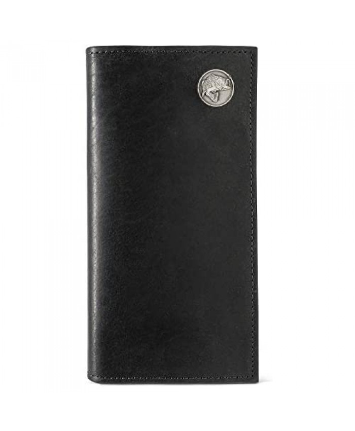 WEBER'S PREMIER LEATHER - Dynasty Series - Mens RFID Blocking Western Rodeo Full Grain Leather Wallet