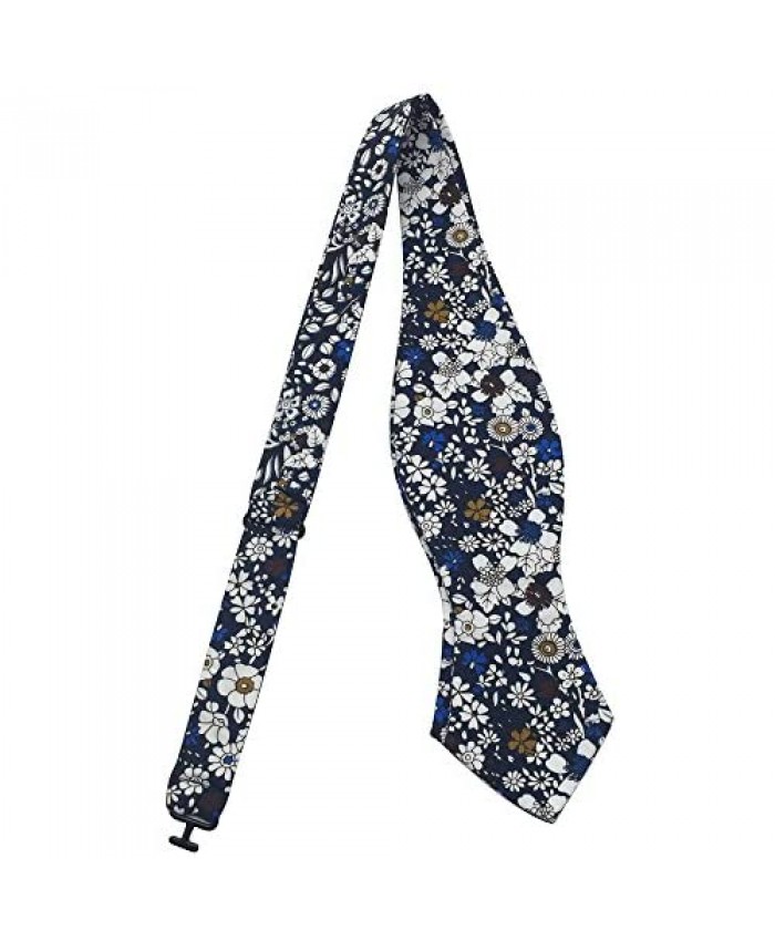 AINOW Classic Cotton Bowties Floral Pattern Self Tie Bow Tie