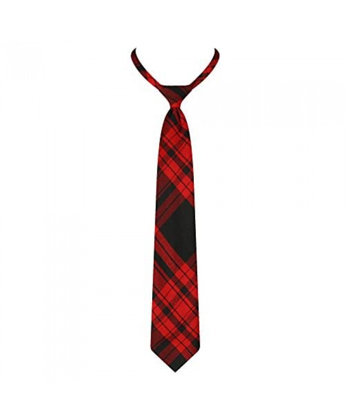 Beautifulfashionlife Unisex Boys Pre-Tied Adjustable Tartan Bow tie or Necktie