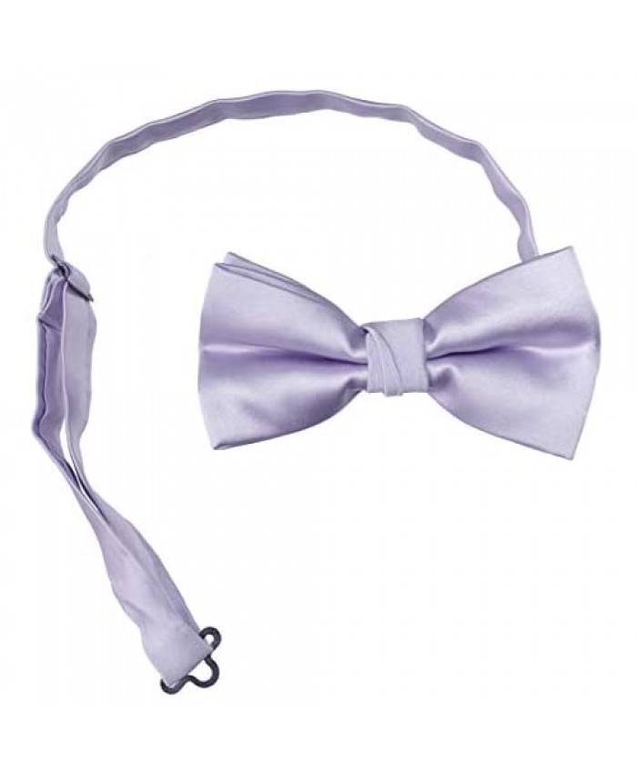 Tuxgear Mens Pre-tied Adjustable Bow Ties for Kids and Adults in Several Colors