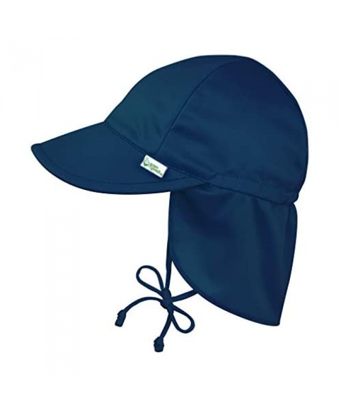 i play. by green sprouts Unisex-Child Breathable Flap Sun Protection Hat