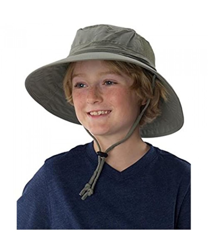 Sun Protection Zone Kids Unisex Lightweight Adjustable Outdoor Booney Hat (100 SPF UPF 50+)