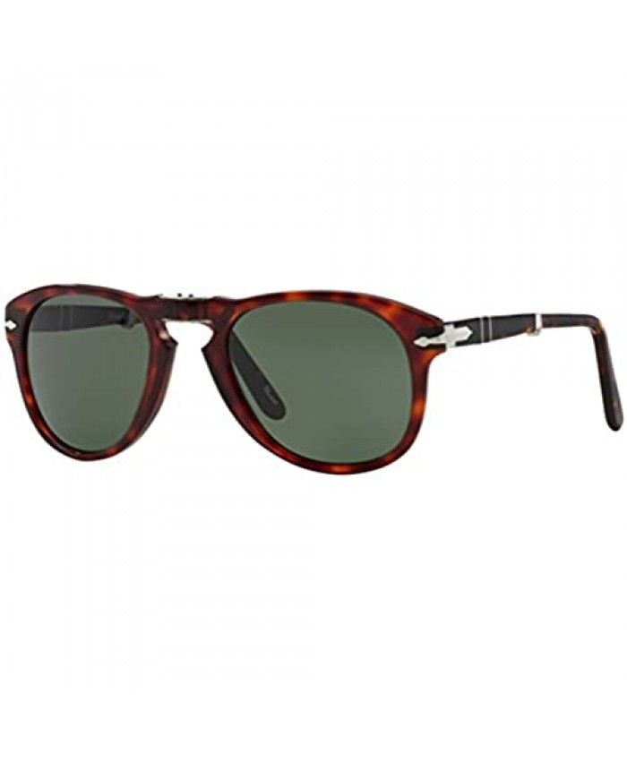 Persol Sunglasses Tortoise Frame Green Lenses 54MM