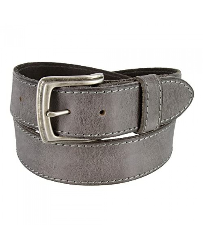Made in Italy Full Grain Leather Casual Jeans Belt