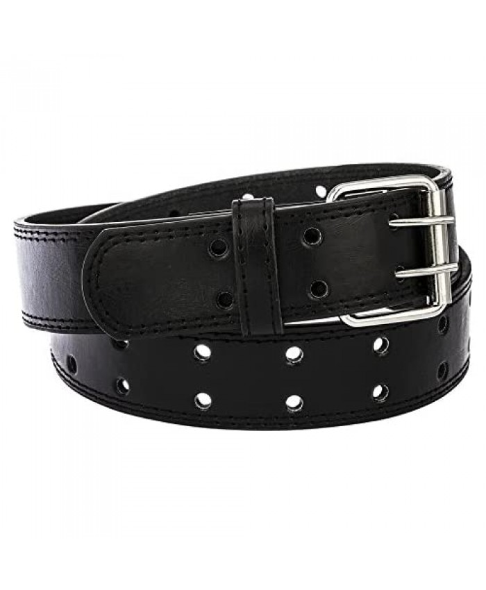 Unisex Faux Leather Two-Hole Belt - 24 Colors Up to 7XL Available (BN9041)
