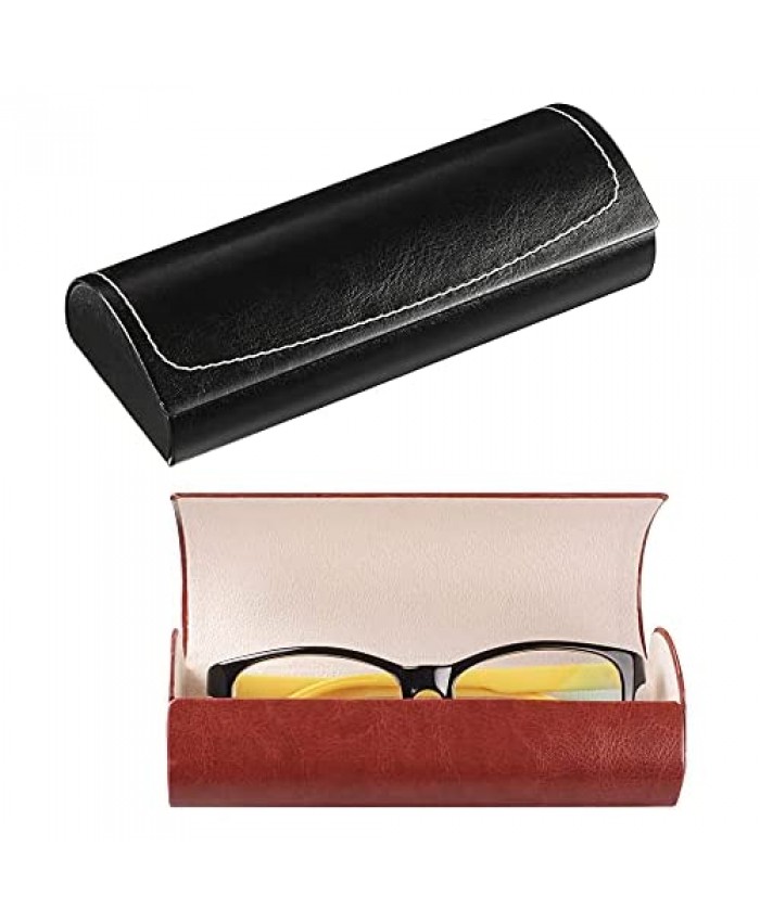 Glasses Case Hard Shell Eyeglass Case PU Light Nearsighted Spectacle Case Box Frosted Matte Eyeglasses Case