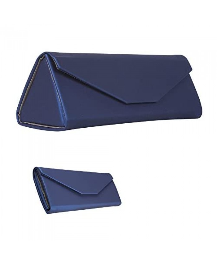 Luxury Glasses Case - Glossy or Matte Leather Style Finish - Magnet Closure