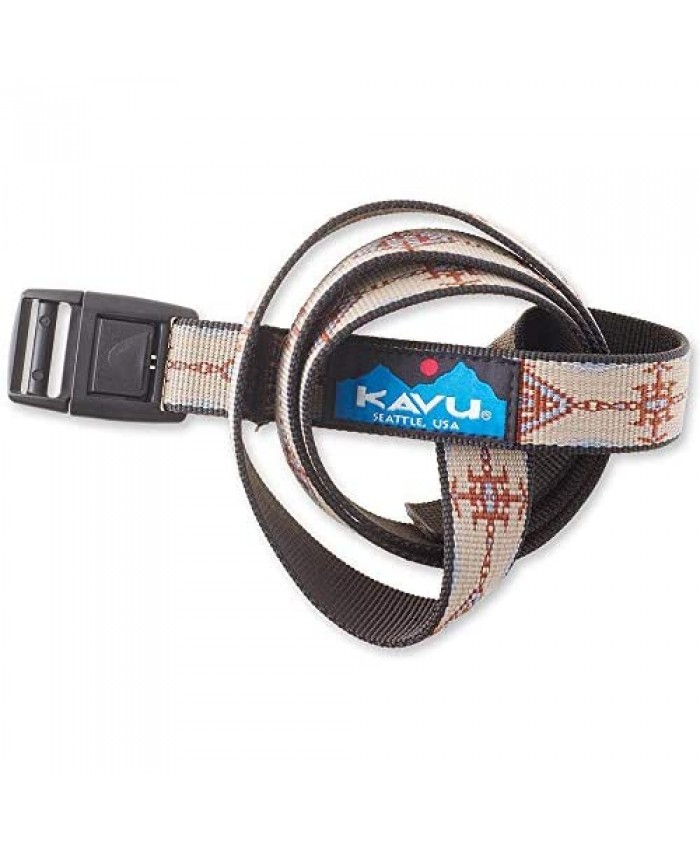 KAVU Burly Belt 1 Inch Nylon Adjustable Waist - Made in America
