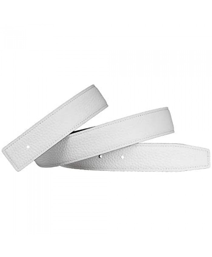 Replacement Belt Genuine Leather Reversible Replacement Belt Strap 1-1/4inch Wide - for H Buckle
