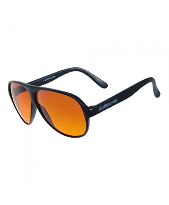 Polarized Black Aviator BluBlocker Sunglasses - 0406K