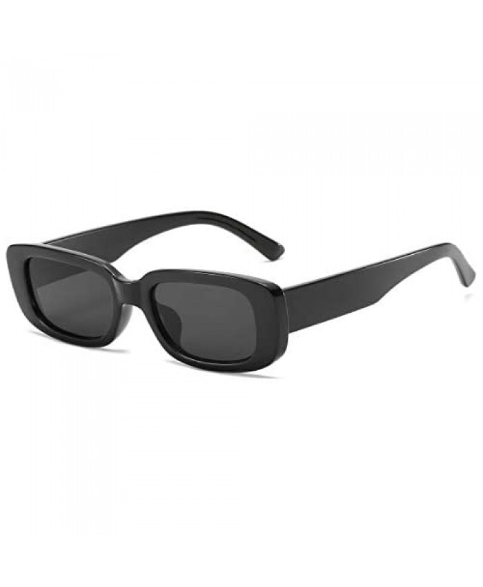 Rectangle Sunglasses for Women Retro Fashion Trendy Sunglasses UV400 Protection
