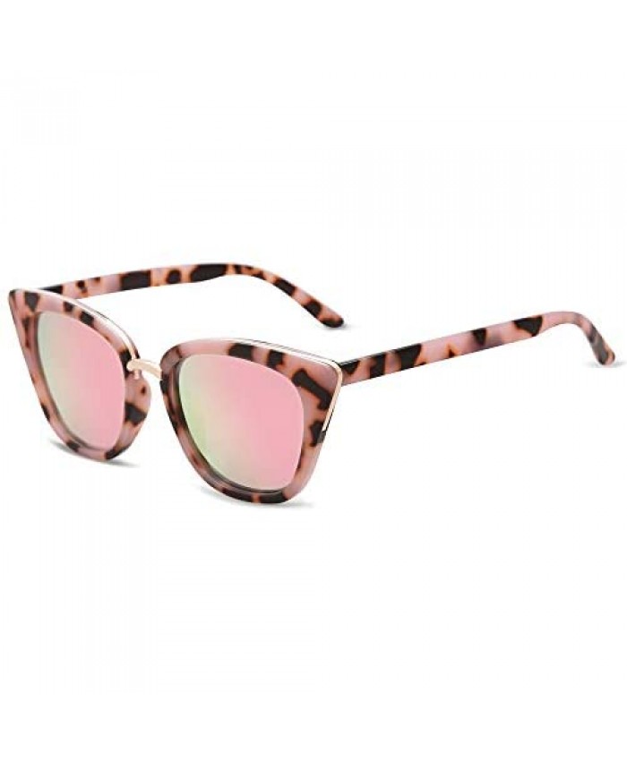 SOJOS Cat Eye Designer Sunglasses Fashion UV400 Protection Glasses SJ2052