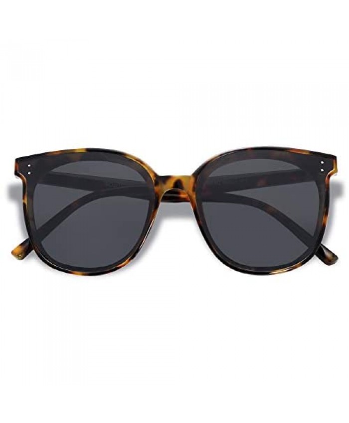 SOJOS Trendy Square Sunglasses Women - Oversized Fashion Cute Shades for Women AMIGO SJ2135