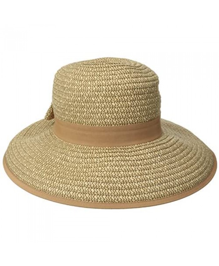San Diego Hat Company Women's Sun Brim Bow at Back and Contrast Edging