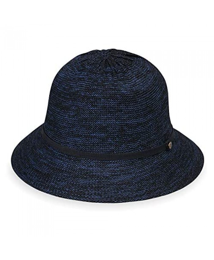 Wallaroo Hat Company Women's Tori Sun Hat - UPF 50 2019 2 1/2 Brim Lined Poly-Straw Designed in Australia