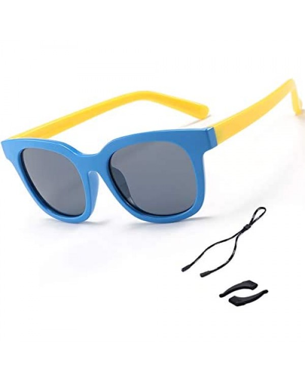 Boys Sunglasses Polarized UV Protection Sport Outdoor Baseball Party Favors Flexible Sunglasses for Kids Girls Children