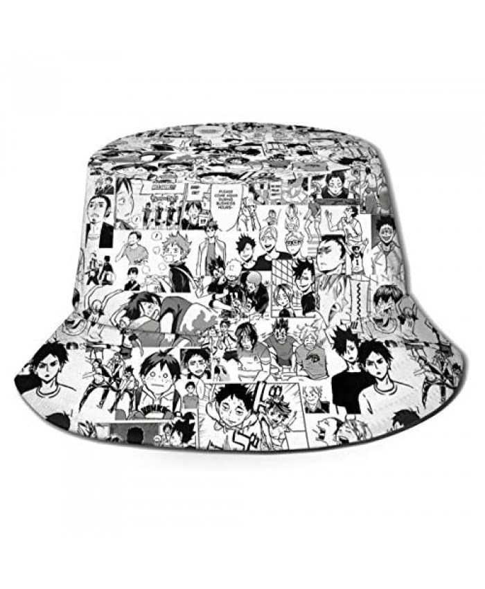 N3xism Studio Unisex Bucket Hat Packable Inspired by Haikyuu Kageyama Fisherman's Hat