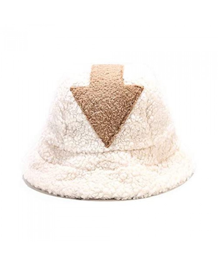 Surkat Winter Plush Bucket Hat Warm Faux Fur Fisherman Cap Windproof Hats for Women