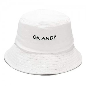 Umeepar Unisex OK and? Bucket Hat Packable Beach Sun Hat Fisherman Hat Outdoor Cap for Womens Men