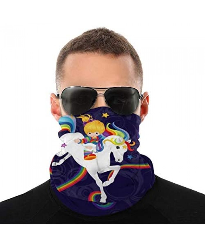 Rainbow Girl Unicorn Face Mask Magic Headwear Outdoor Mouth Cover Scarf Headbands Bandana Neck Gaiter Head Wrap Masks Sweatband