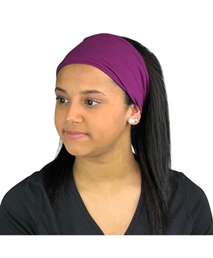 Satin Life Satin Lined Headband Protective Style (Purple)