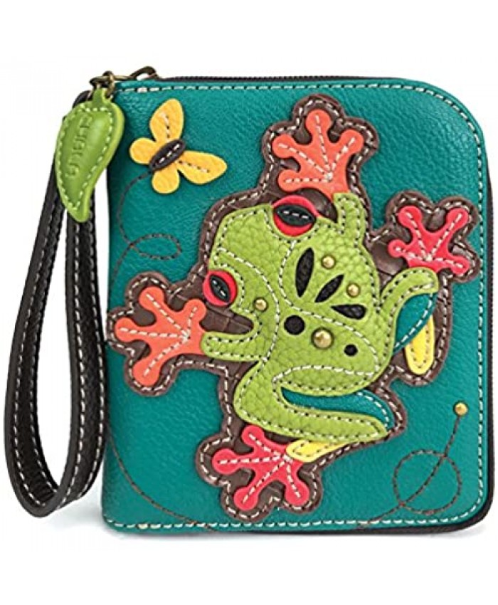 CHALA Pal Zipper Wallet Collection (Frog - Turquoise)