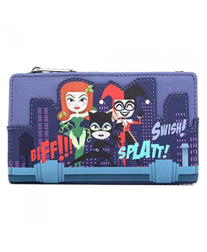 Loungefly DC Comics Gotham City Sirens Faux Leather Flap Wallet