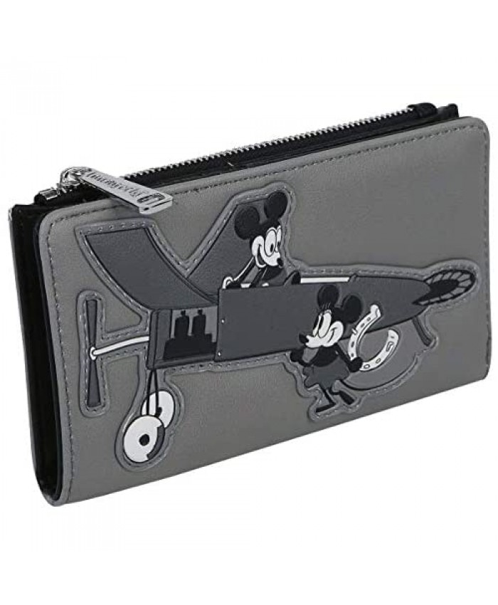 Loungefly x Disney Mickey Mouse Plane Crazy Small Wallet