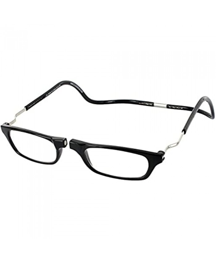 Clic Magnetic XXL Reading Glasses in black +1.75
