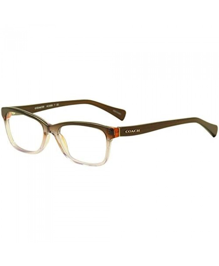 Coach Women's HC6089 Eyeglasses Purple Brown Gradient/Brown 51mm